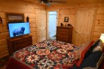 Queen Master Bedroom with 43-inch Smart TV